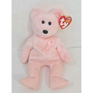 2003 Ty Beanie Baby "Cure" Retired Pink Bear BB30